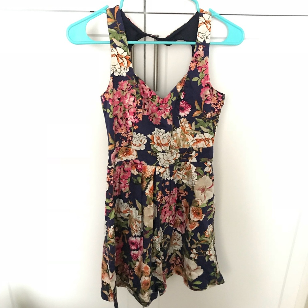 ModCloth Like Floral Skater Dress